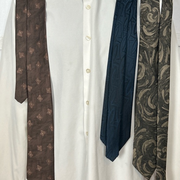 Lot of 3 Envoy Limited Edition Silk Blend Ties Men’s Classic Business Neckties - Picture 2 of 3